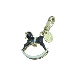 Limited MG Edition Black and Gold Rocking Horse Charm